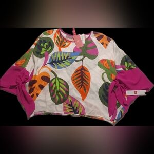 IC COLLECTION Pink Floral Shirt